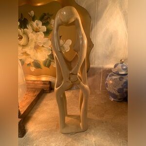 African Abstract Soap Stone Art LOVERS Sculpture Figurine from KENYA